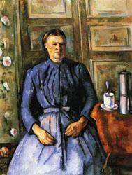Paul Cezanne Woman with Coffee Pot Norge oil painting art
